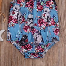 Load image into Gallery viewer, Star Wars Stormtrooper R2D2 Flower Romper