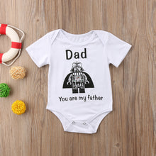 Load image into Gallery viewer, Star Wars 'Dad, You are My Father' Basic Romper