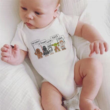 Load image into Gallery viewer, Star Wars 'The Force is Strong With This One' Basic Romper