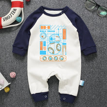 Load image into Gallery viewer, Star Wars BB8 Blueprint Romper