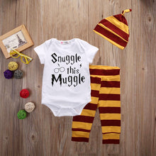 Load image into Gallery viewer, Harry Potter 'Snuggle this Muggle' 3-Pc Set