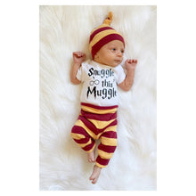 Load image into Gallery viewer, Harry Potter 'Snuggle this Muggle' 3-Pc Set