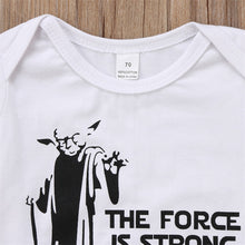 Load image into Gallery viewer, 'The Force is Strong, Welcome to the Dark Side' Basic Romper