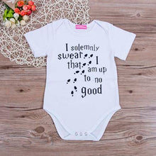Load image into Gallery viewer, Harry Potter 'I Solemnly Swear That I Am Up To No Good' Basic Romper