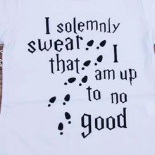Load image into Gallery viewer, Harry Potter 'I Solemnly Swear That I Am Up To No Good' Basic Romper