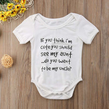 Load image into Gallery viewer, 'You Should See My Aunt' Basic Romper