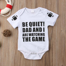 Load image into Gallery viewer, 'Be Quiet' Basic Romper