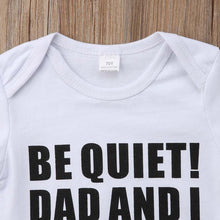 Load image into Gallery viewer, 'Be Quiet' Basic Romper